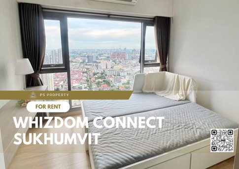 ให้เช่า 🔺 Whizdom Connect Sukhumvit 🔺 เฟอร์นิเจอร์ และ เครื่องใช้ไฟฟ้าครบ ใกล้ BTS ปุณณวิถี