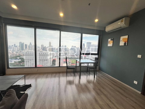 2 Beds Unit Nice Room Good Location MRT Phetchaburi 300 m. & Singha Complex @ Ideo Mobi Asoke