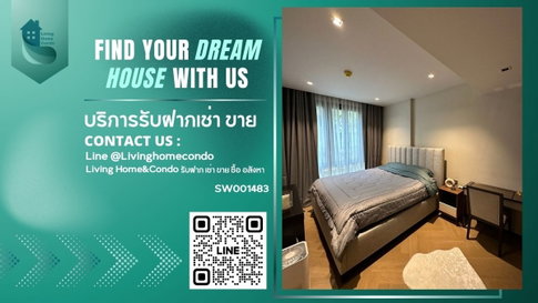 ขายคอนโดพร้อมผู้เช่า The Reserve Sukhumvit 61 แต่งสวย เฟอร์ฯครบ ทำเลดีใกล้ BTS เอกมัย (SW001483)