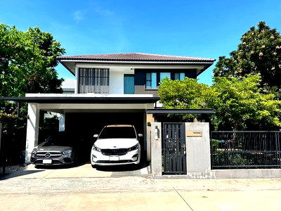 Houses for rent Samut Prakarn : LTH10807– House for rent Manthana Bangna KM7 size 172 Sq.m. 3 bed 3 bath ONLY 75k/Month