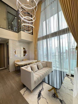 LTHC10804–The Address Siam-Ratchathewi FOR RENT 2 beds 2 baths size 71 Sq.m. Near BTS Ratchathewi Station ONLY 70k/month