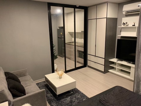 Condo for Sale Aspire Asoke Ratchada, Studio 25 sqm Fully Furnished Near MRT Rama 9, Cultural Centre Station : EL24S-041