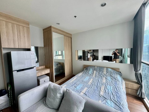 Noble Revolve Ratchada 2 ห้องสวย ราคาดี สอบถามเพิ่มเติมได้ที่ Line @condorental