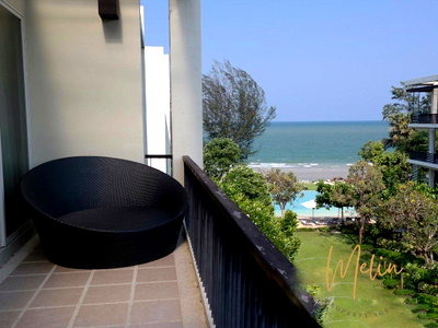 ขายคอนโด : 🔥 วิวทะเล! คอนโดแต่งครบ 2 ห้องนอน หาดอยู่แค่ก้าวเดียว