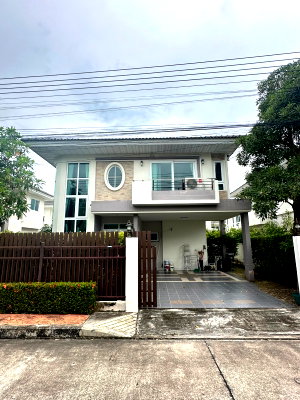 Houses for sale Nam Khok Rayong : House for sale, 3 bedrooms, 3 bathrooms in Supalai Village. Garden Ville Rayong, near Singapore International School Rayong, Central Rayong