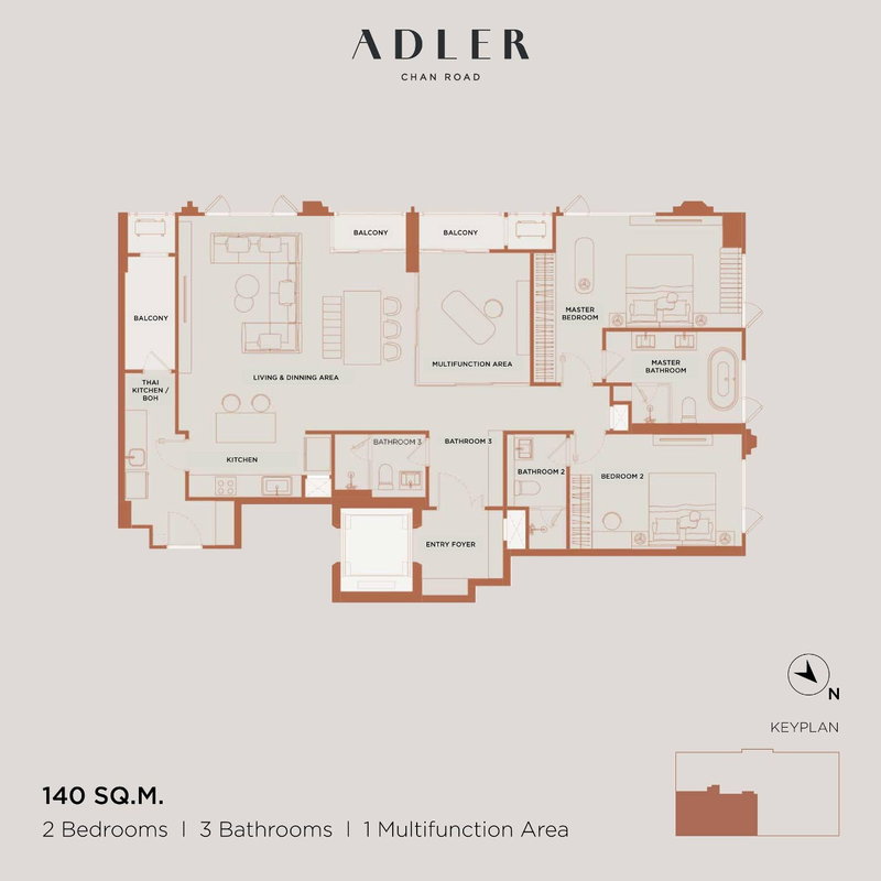 Penthouse floor plan