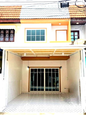 Townhouses for sale Bang Yai Nonthaburi : A67-068✨ Selling 2-storey townhouse, Buathong Village 2, on Kanchanaphisek Road, near Central Westgate, ready to move in✨