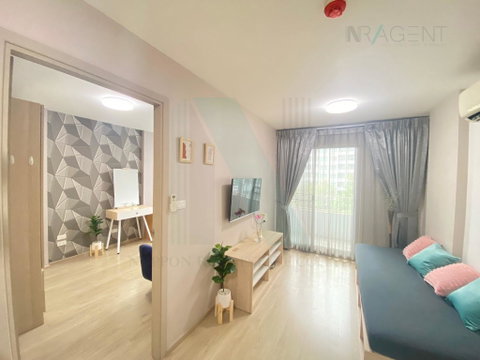 🔺 For Rent Condo ELIO DEL RAY Building H, Floor 5,1 bed room, Room size 34.00 sqm