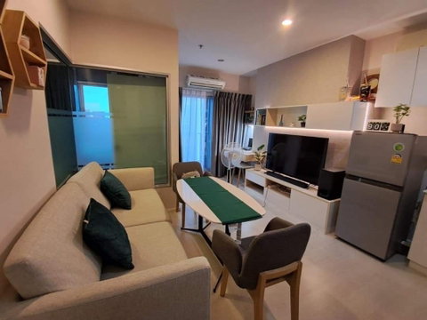P291 Condo for rent Prodigy MRT Bangkhae,next to MRT, beautiful room, fully furnished, has washing machine, can bring bags and move in immediately