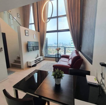 P293 ให้เช่าคอนโด Rhythm Sukhumvit 44/1 (ริทึ่ม สุขุมวิท 44/1) ห้องDuplex ติดBTSพระขโนง ห้องสวย เฟอร์ครบ พร้อมเข้าอยู่