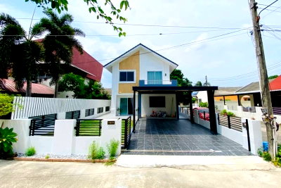 ขายบ้านเดี่ยว : ขายบ้านเดี่ยว หลังมุม ม.บางละมุงโมเดิร์นโฮม บางละมุง ชลบุรี