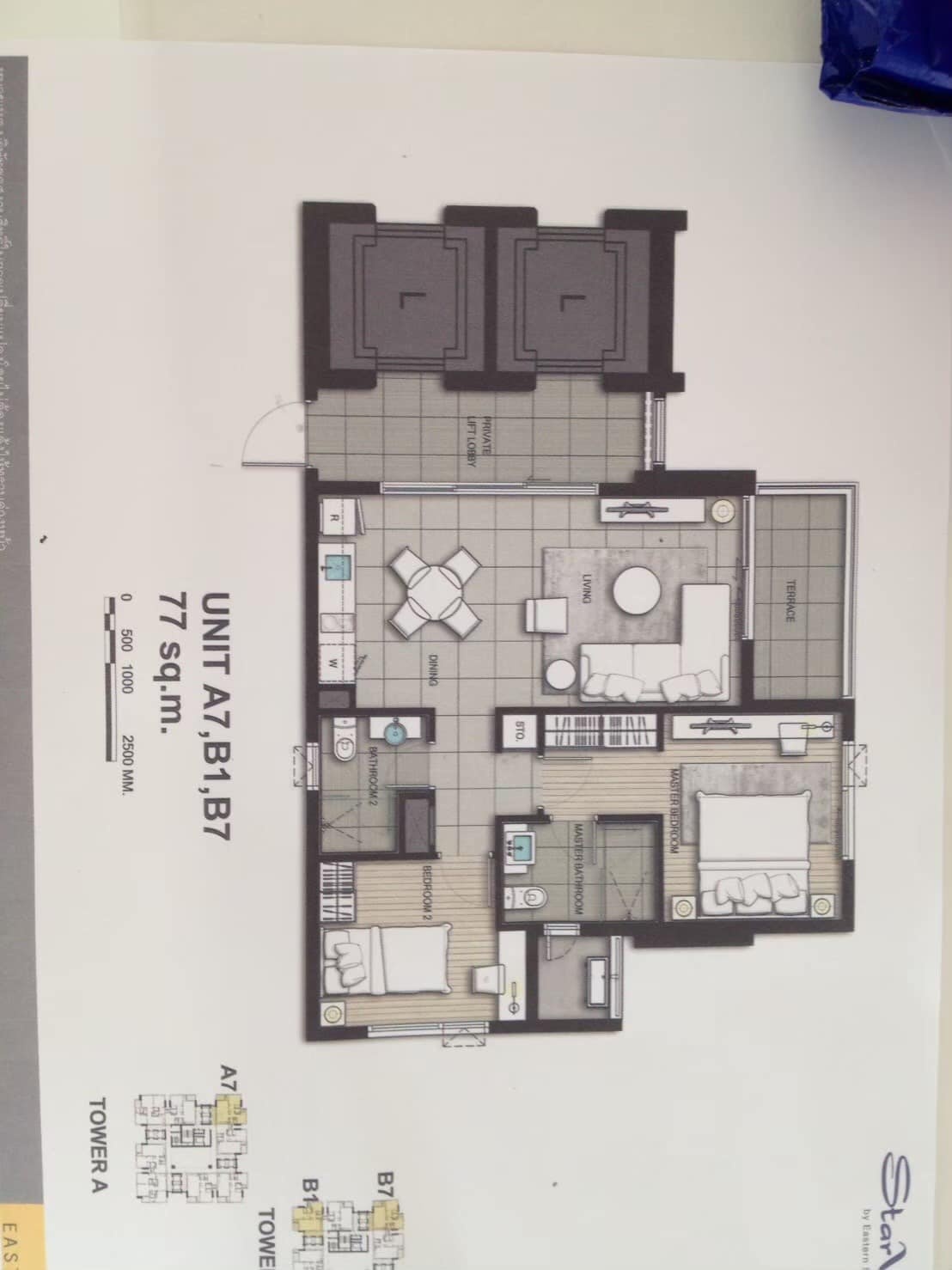 Star view Condo - 2นอน วิวแม่น้ำเต็มๆ สวยมาก ชั้นสูง ขาย 9.7 ล้าน 