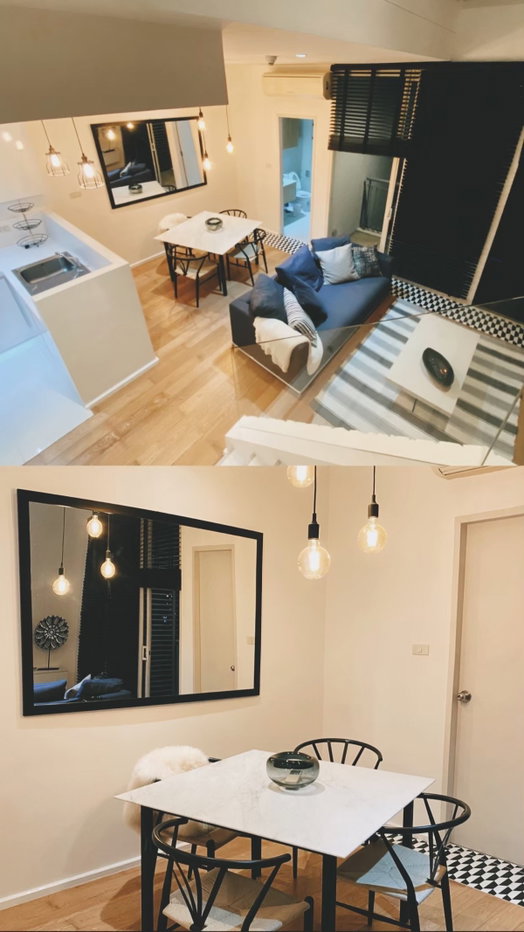 รูป For rent condo Villa rechatewi Duplex 1 Bed 2 Bath (S15-3773) - รูปที่ 6/7