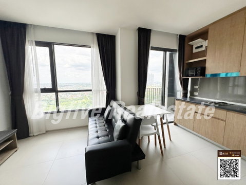 A67-072 ✨ Condo Grow Rattanathibet 35 sq.m. Morning sun, 100% parking, next to MRT Sai Ma ✨
