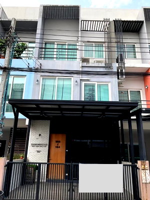โฮมออฟฟิศ เขตคันนายาว : #E1245890 ✅ 25/9/67 ขายโฮมออฟฟิศ /ทาวน์โฮม 3 ชั้น โครงการ กรีนิช รามอินทรา 📲📢สอบถาม ld line @condoboy