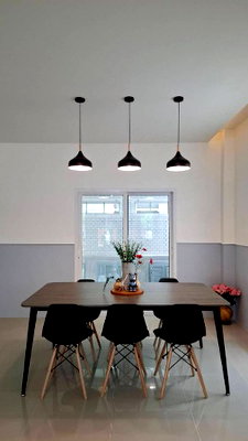 Houses for rent : For rent, 2-storey twin house, Motto Village, Kanjanaphisek-Rama 2, near Central Rama 2