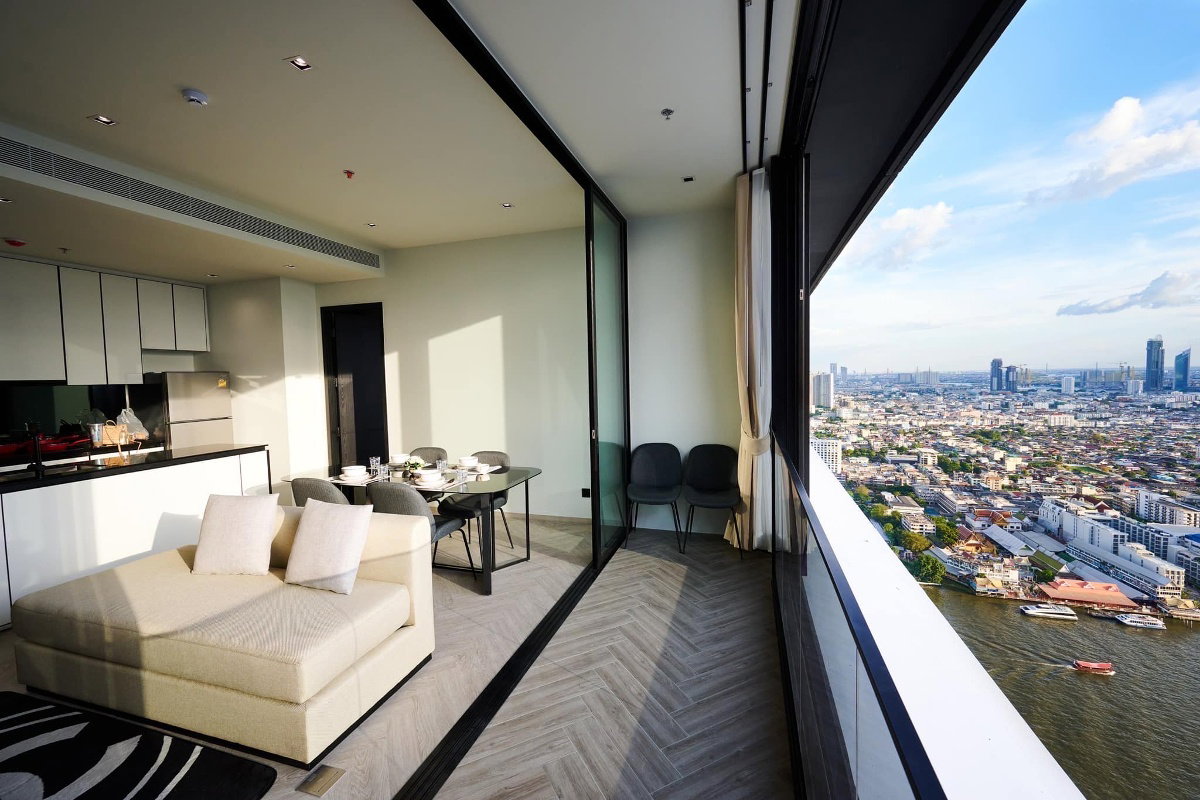 รูป For rent Chapter Charoennakorn- Riverside 2นอน 2น้ำ วิวแม่น้ำ เฟอร์และเครื่องใช้ไฟฟ้าครบ LH-RW005268 - รูปที่ 5/16