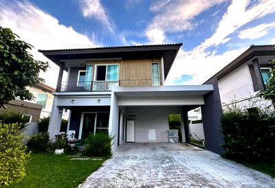เช่าบ้านเดี่ยว เชียงใหม่ : ปล่อยเช่า‼️ บ้านเดี่ยว ในโครงการ inizio  สันกำแพง **นํ้าไม่ท่วม**💵ค่าเช่า 35,000 บาท/เดือน💵