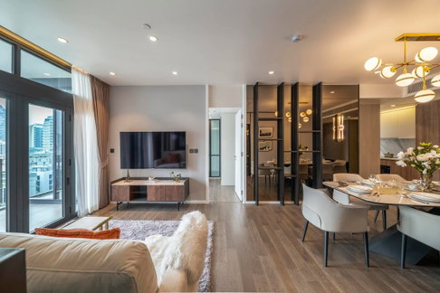 For Sell Muniq Sukhumvit 23 2 Bedrooms 86 Sqm Beautiful Room, Near BTS Asoke / MRT Sukhumvit