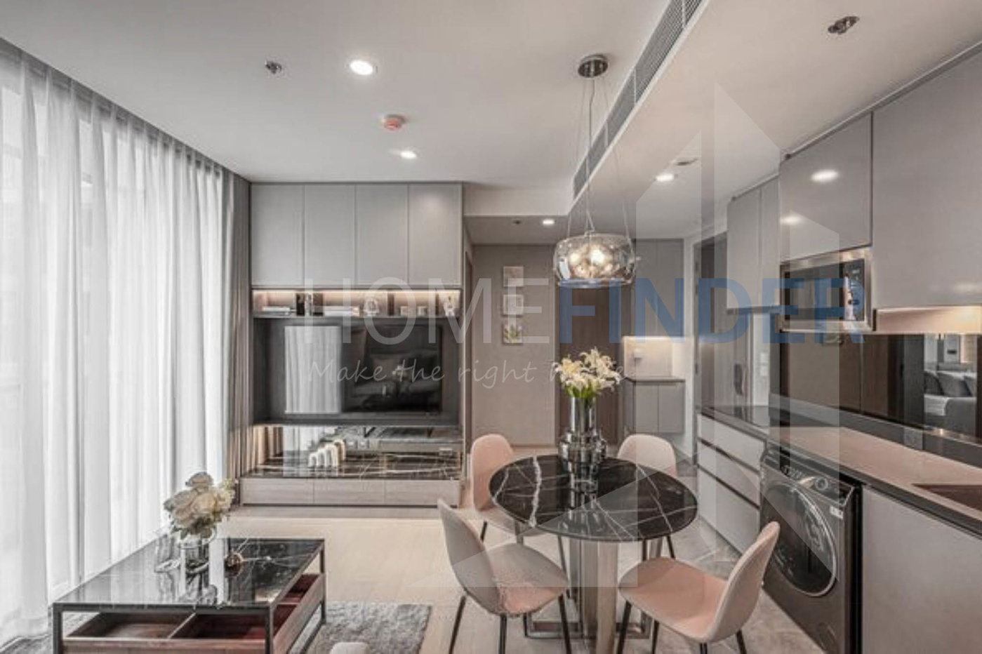 รูป THE EXTRO Phayathai - Rangnam 2 bedrooms, for rent - รูปที่ 2/3