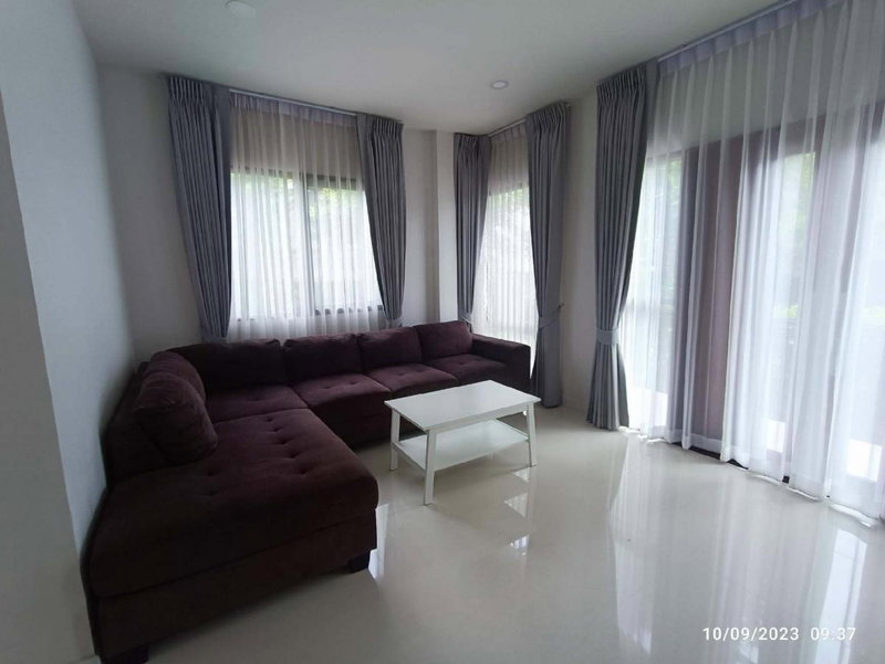 บ้านเดี่ยวให้เช่า : ให้เช่าบ้านเดี่ยว หมู่บ้าน เดอะซิตี้ บางนา กม.7 (ST-02)