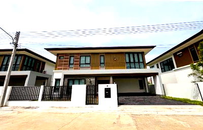 บ้านเดี่ยว กระทุ่มแบน สมุทรสาคร : ขาย บ้านเดี่ยว มณีย์ เพชรเกษม สาย 4 180 ตรม 50 ตรว ใกล้ถนนเพชรเกษม เพียง 700ม.