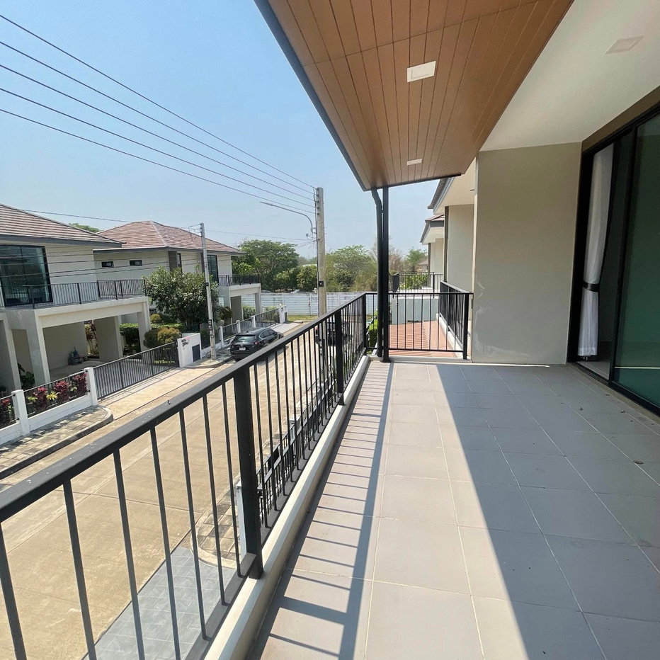 รูป ขายบ้านในโครงการใหม่ ติดถนนสันกำแพงสายเก่า หน้าหมู่บ้านมีเซเว่น - SW001708 - รูปที่ 38/39
