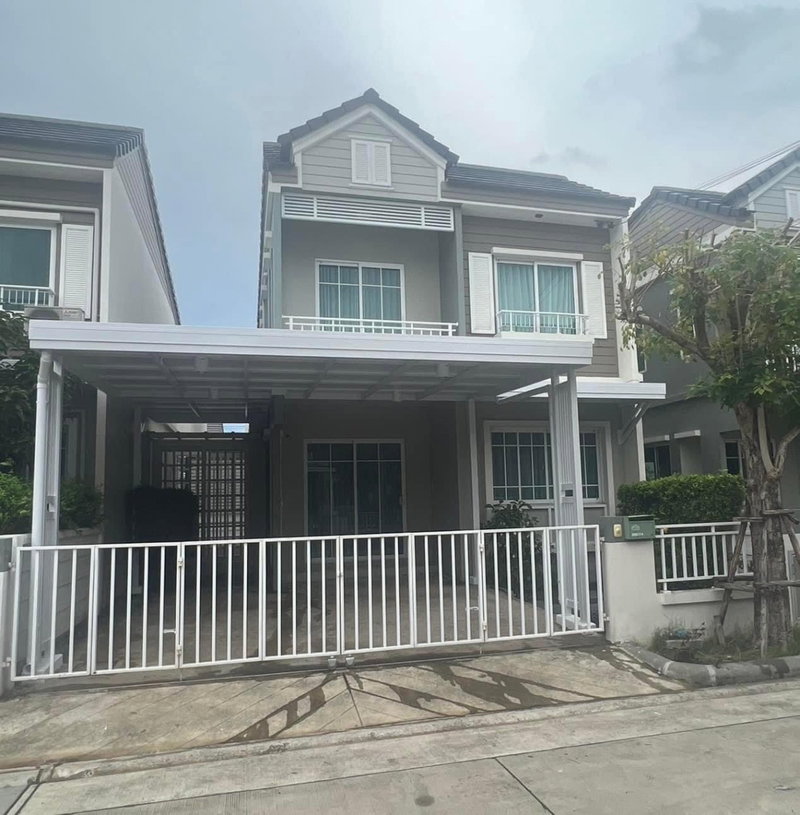 บ้านเดี่ยวให้เช่า : #G124305✅ 10/10/67 ให้เช่าบ้านเดี่ยว The Village Bangna Wongwaen3📲📢สอบถาม ld line @condoboy