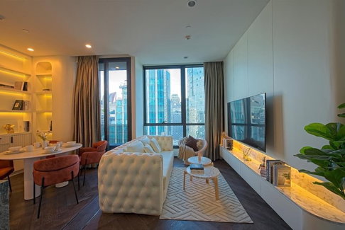 LTHC11042–The Esse Sukhumvit 36 FOR RENT 2 beds 2 baths 77 size Sq.m. Near BTS Thong Lor ONLY 110k/month