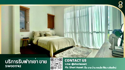 ทาวน์โฮม ไปรษณีย์สันกำแพง : ขายทาวน์โฮมสภาพใหม่มาก ในโครงการ โซนสันกำแพง ตกแต่งต่อเติมบิ้วอินใหม่เอียม - SW001742