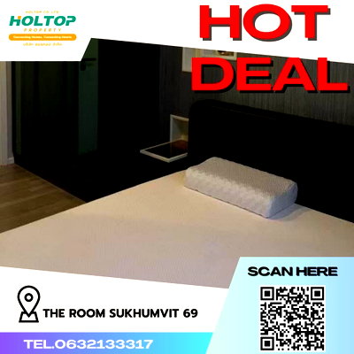 คอนโดให้เช่า : #R360 ให้เช่า The Room Sukhumvit 69  เดอะ รูม สุขุมวิท 69 รูปแบบห้อง 1 ห้องนอน 1 ห้องน้ำ ขนาดห้อง 35 ตร.ม. 
