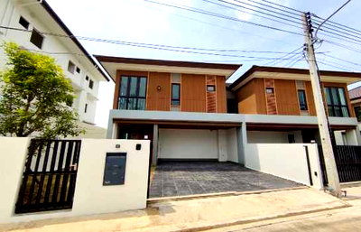 บ้านแฝด กระทุ่มแบน สมุทรสาคร : ขาย บ้านแฝด มณีย์ เพชรเกษม สาย4 147 ตรม 41.6 ตรว บ้านใหม่ เพชรเกษม มือหนึ่ง