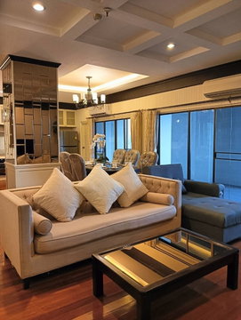 LTHC11076-CONDO FOR RENT Fifty fifth Tower Size 275 Sq. m. 3 beds 3 baths Near BTS Thong lor Station. ONLY 100k/month