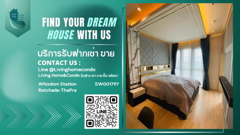 For sale Whizdom Station Ratchada-ThaPra, Penthouse ชั้นสูงสุด - SW001797
