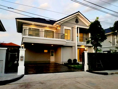 ขายบ้านเดี่ยว : #E1246039 ✅ 25/10/67 ขายบ้านเดี่ยว  2 ชั้น โครงการ Perfect Residence Sukhumvit 77-Suvarnabhumi 📲📢สอบถาม ld line @condoboy