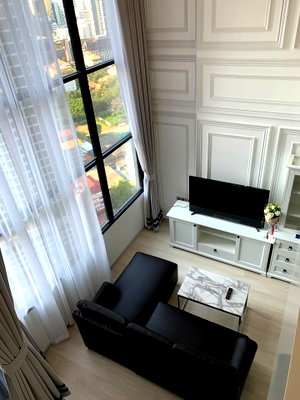 คอนโดให้เช่า : Knightsbridge Prime Sathorn【𝐑𝐄𝐍𝐓】🔥 ห้อง Duplex แต่งสวย สไตล์ Luxury เฟอร์&เครื่องใช้ไฟฟ้าครบ ใกล้ BTS ช่องนนทรี🔥 ติดต่อไลน์ไอดี: @hacondo