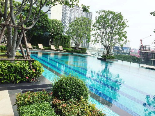 picture Studio Nice Room Good Location MRT Phetchaburi 60 m. & Singha Complex @  Q Asoke  - 10/12