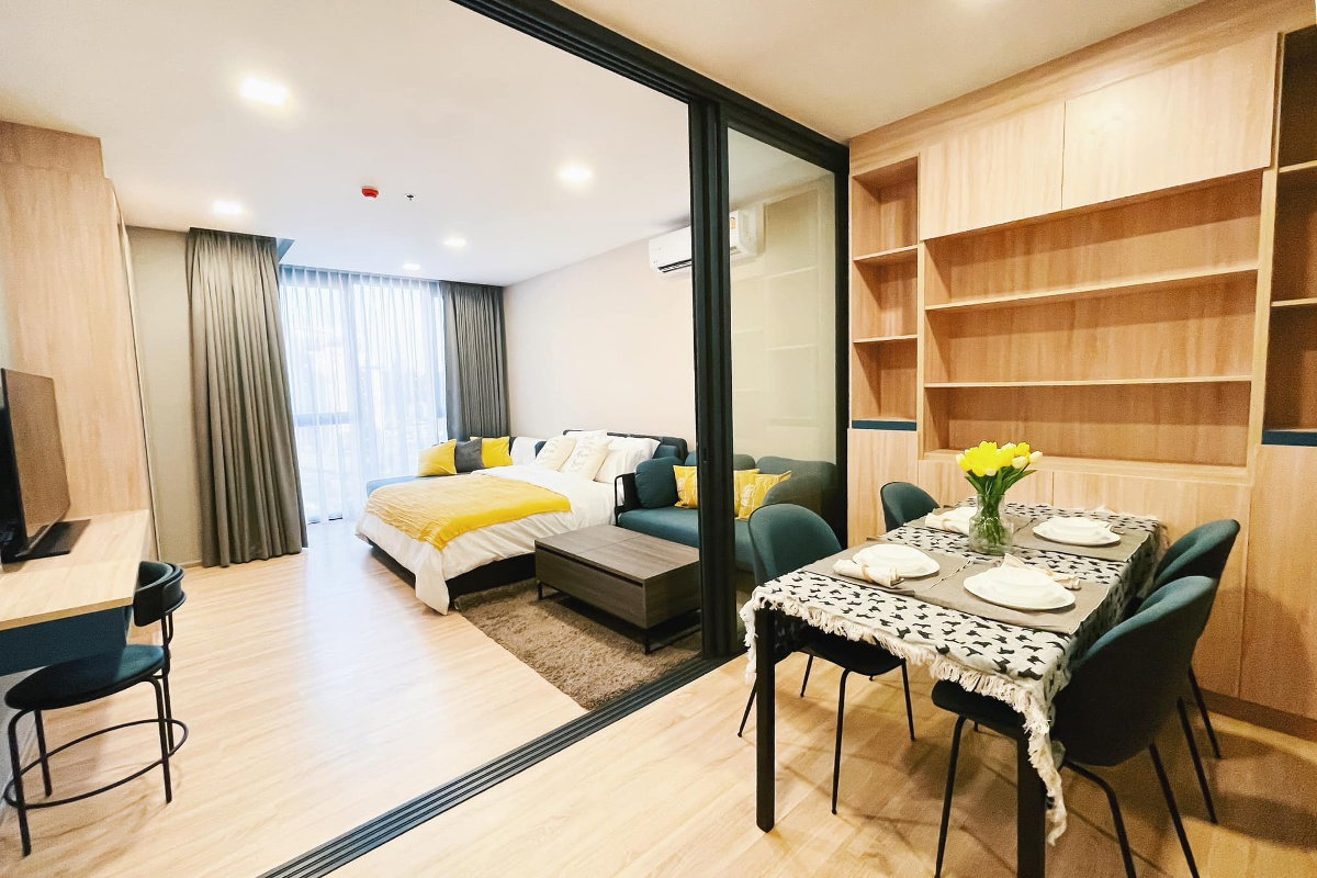 รูป XT Phayathai【𝐑𝐄𝐍𝐓】🔥 ห้องสุดมินิมอล เฟอร์นิเจอร์ครบครัน ห้องกว้าง ใกล้ BTS พญาไท 🔥 ติดต่อไลน์ไอดี: @hacondo - รูปที่ 4/9