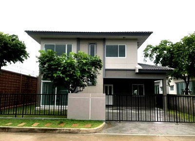 บ้านเดี่ยว ถนนรังสิต-นครนายก : ขาย บ้านเดี่ยว คาซ่า วิลล์ รังสิต-คลองสอง เนื้อที่ 56.6 ตร.วา พื้นที่ใช้สอย 128 ตร.ม. 3 นอน 3 น้ำ ที่จอดรถ 2 คัน ราคา 5.5 ลบ.