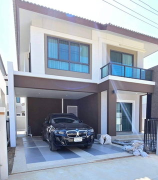🏠ให้เช่า บ้านเดี่ยว สองชั้น ในโครงการ บ้านกาญจน์กนก 12 เฟส 3 💵ราคาเช่า 35,000 บาท