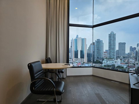 Park Origin Chula Samyan【𝐑𝐄𝐍𝐓】🔥 Duplex room, 2 bedrooms, good price, near Sam Yan MRT, convenient travel,  🔥 Contact Line ID: @hacondo