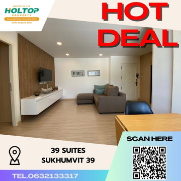 #S670 For rent 39 Suites Sukhumvit39  39 Suites Sukhumvit39 Room type 2 bedrooms, 2 bathrooms Size 65 sq m