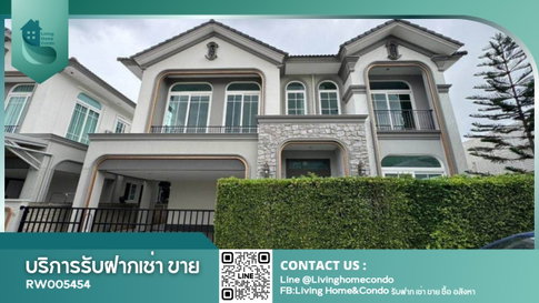 Grandio sathorn house for rent, pets allowed, newly opened, clubhouse and large garden, ready to move in - RW005454