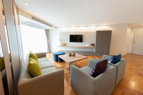 LTHC11135- Bangkok Garden FOR RENT 2beds 2baths size 120 Sqm. Near BTS Chong Nonsi Station ONLY 60k/month