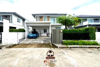 ขายบ้านเดี่ยว : ขายบ้านเดี่ยว มัณฑนา อ่อนนุช-วงแหวน 5 สังคมดี ทำเลเด่น ใกล้เมกะบางนา 54 ตร.ว.