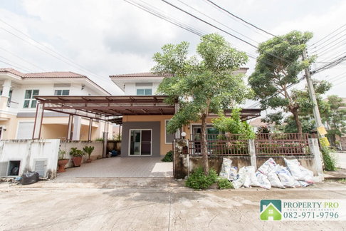 ขาย บ้าน นนทวีวิลล์ 5 หนองจอก บ้านเดี่ยว 2 ชั้น แบบ 3 ห้องนอน 51 ตรว 146 ตรม หลังมุม ทิศเหนือ ใกล้ โรงเรียนหนองจอก บางกอกอารีนา : VW24S-005