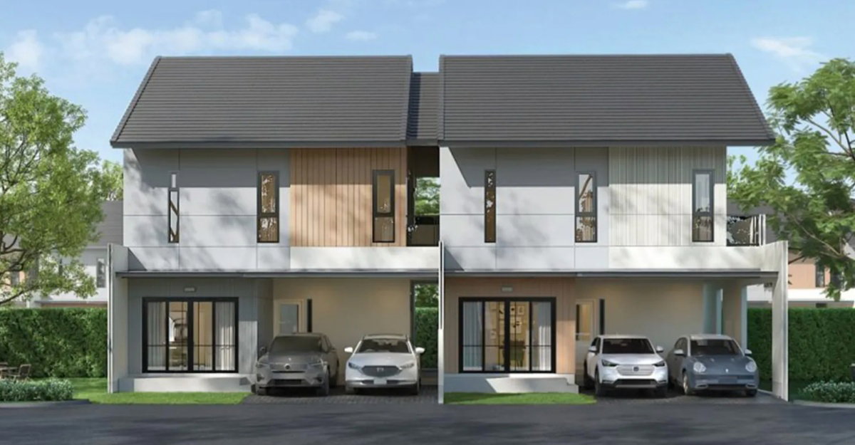 รูปภาพบ้านแฝด 2 ชั้น