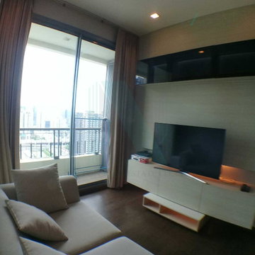 For Rent Condo Q ASOKE Building 1, Floor 34,2 bed room, Room size 45.00 sqm