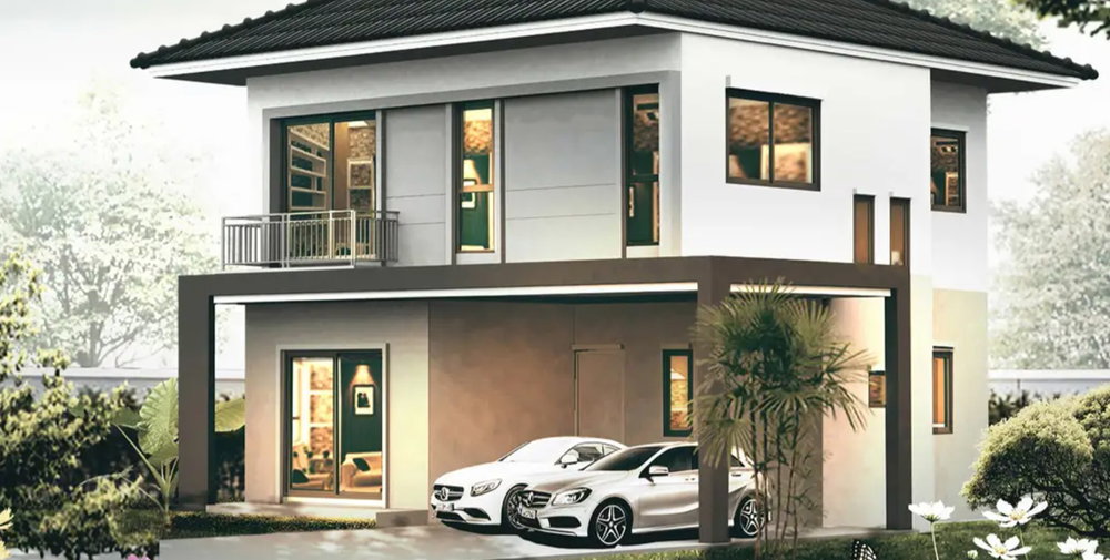 บ้านเดี่ยว 2 ชั้น