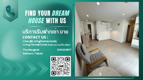 ขายคอนโด The Bangkok Sathorn-Taksin แต่งครบพร้อมอยู่ ติด BTS - SW001877